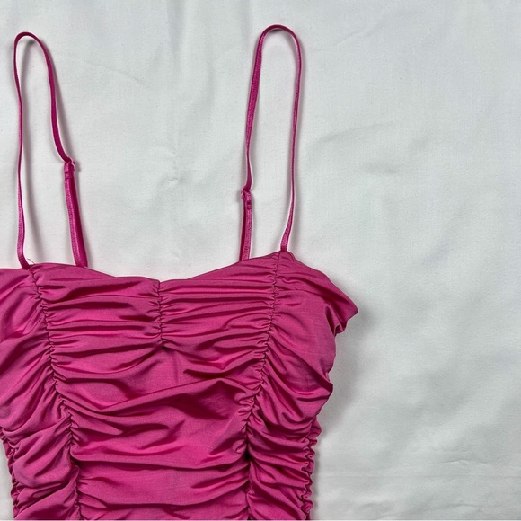 90’s Y2K Ruched Bodycon Mini Dress - Picture 2 of 8